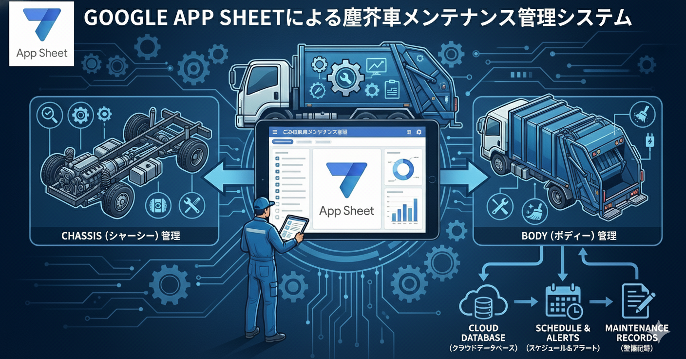 塵芥車メンテナンスアプリ